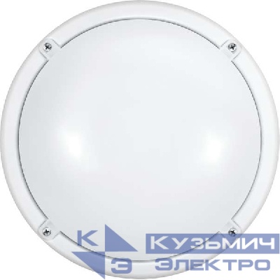 Светильник светодиодный 71 622 OBL-R1-7-4K-WH-IP65-LED-SNRV 7Вт 4000К IP65 520лм ЖКХ с оптико-акустич. датчиком круг бел. (аналог НПП) ОНЛАЙТ 71622