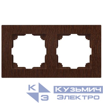 Рамка 2-м СП Accent 6-502-10 венге Intro Б0063754