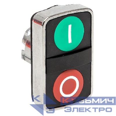 Механизм кнопки исполнительный XB4 "пуск-стоп" плоский возвратный без фиксации с подсветкой PROxima EKF XB4BL84
