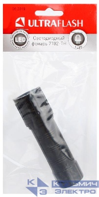 Фонарь 7102-ТН 1LED 1 режим 3хR03 черн. (блист.-пакет) Ultraflash 11788