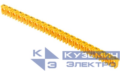 Маркер открытого типа KE 1.5-2.5кв.мм символ "Y" (уп.200шт) IEK UMK-KE2-Y