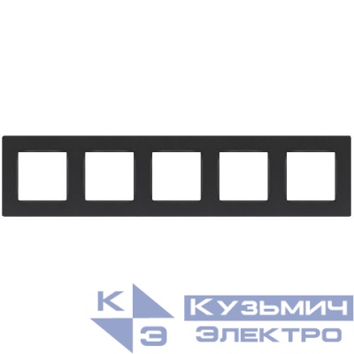 Рамка 5-м 12-5205-12 Классик графит Эра Б0067784