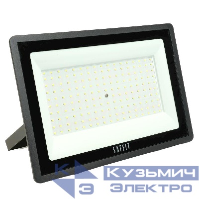 Прожектор светодиодный SFL90-150 150Вт 6400К IP65 AC230В/50Гц 2835SMD в компактном корпусе черн. SAFFIT 55069