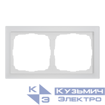 Рамка 2-м ArtGallery Pure матов. органич. стекло бел. SE GAL330102