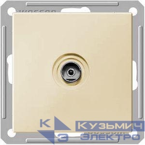 Розетка телевизионная оконечная TV 1-м СП W59 коннектор механизм сл. кость SE RTS-151-2-86