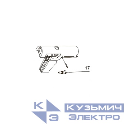 Запчасть №17 для FD301R. Стержень регулирования