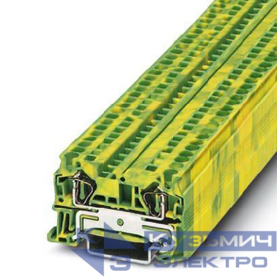 Модуль клеммный заземляющий с пружинными зажимами ST 4-PE Phoenix Contact 3031380