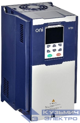 Преобразователь частоты K751 380В 3Ф 15-18кВт 32-37А ONI K751-33-1518TM