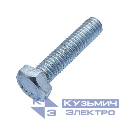 Болт с шестигранной головкой М12х55 DIN 933 класс прочн. 8.8 оцинк. пакет (уп.10шт) СТРОЙМЕТИЗ UTORM969093М1255