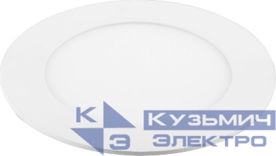 Светильник светодиодный AL500 6Вт 4000К 480лм встраив. с драйвером в комплекте бел. FERON 28500