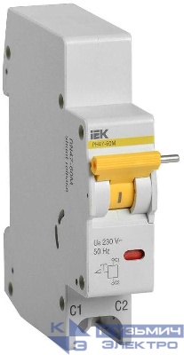 Расцепитель независимый РН47-60М на DIN-рейку для ВА47-60M KARAT IEK MVA31D-RN-1