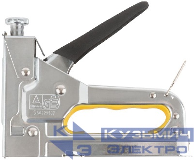 Степлер для узких скоб "тип 53" 4-14мм с регулировкой силы удара метал. корпус FIT 32142