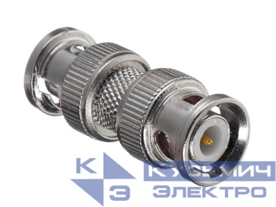 Коннектор BNC штекер-штекер, цинк/медь NETKO Optima