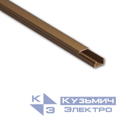 Кабель-канал 20х10 L2000 пластик коричн. Ruvinil РКК-20х10-К
