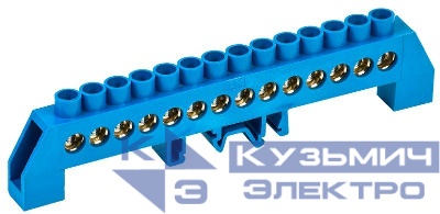 Шина нулевая в комб. DIN-изол. "Стойка" ШНИ-8х12-14-КС-С IEK YNN10-812-14DP-K07