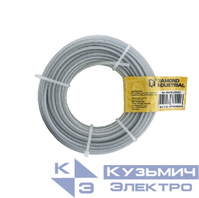 Diamond Industrial Леска для триммеров 3,0 мм 15 м круглая мет.проволока в оболочке Diamond Industrial