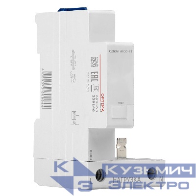 Устройство защиты от дугового пробоя (УЗДП) OptiDin AFDD-63-УХЛ3 КЭАЗ 339146