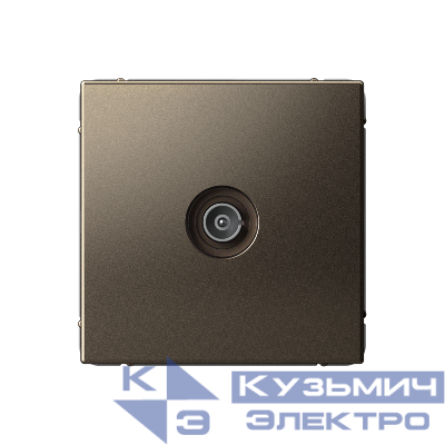 Розетка телевизионная проходная TV ArtGallery 4дБ механизм мокко SE GAL000692