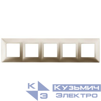 Рамка 5-м 14-5005-04 Elegance шампань ЭРА Б0034408