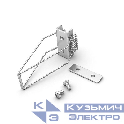 Держатель пружинный SL-LINIA49-F BLACK металл Arlight 030511