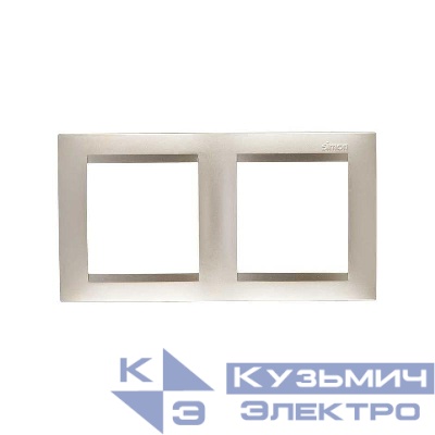 Рамка 2-м Simon15 шампань Simon 1500620-034