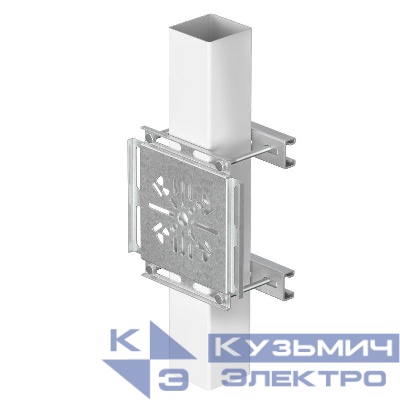 Пластина монтажная 226х226х15мм гор.цинк. DKC BMF1810HDZ