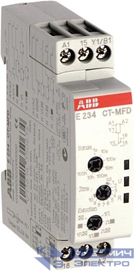 Реле времени CT-MFD (0.05с-100ч) 1ПК ABB 1SVR500020R0000