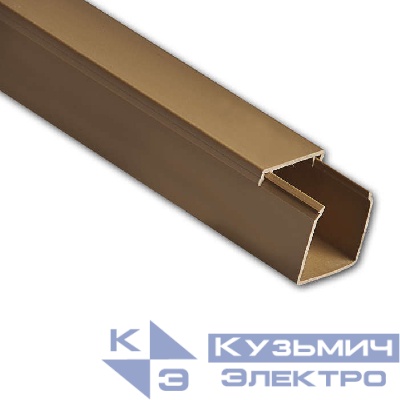 Кабель-канал 40х40 L2000 пластик коричн. Ruvinil РКК-40х40-К
