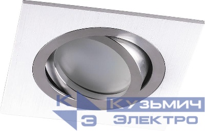 Светильник DL2801 G5.3 MR16 потолочн. встраив. бел. хром FERON 32637