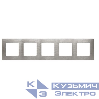 Рамка 5-м Эра12 12-5105-16 сатин титан Эра Б0065753