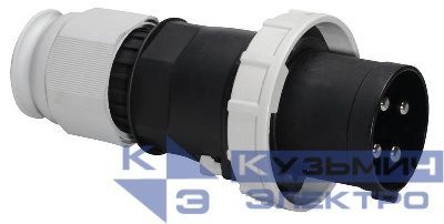 Вилка кабельная 125А 4п 3P+PE 7ч 500В IP67 Bals 2196