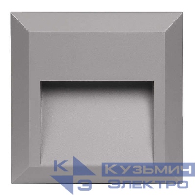 Светильник светодиодный PST/W S124124 2Вт 4000К IP65 накладной для подсветки стен и ступеней GREY Pro+ JazzWay 5005587