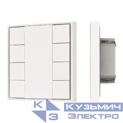 Панель кнопочная KNX-301-22-8-SH-IN White (BUS Frame) (IP20 пластик) INTELLIGENT ARLIGHT 037723