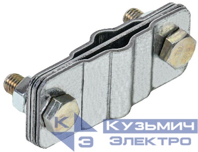 Зажим соединительный паралл. полоса/пруток-полоса/пруток оцинк. сталь IEK ZCC14-11-1-16-40