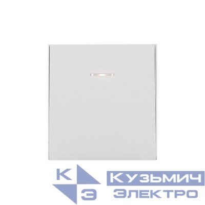 Выключатель проходной (переключатель) 1-кл. СП STRONG MIELE 10А с подсветкой жемчуг Kranz KR-78-0716-4