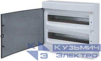 Щит распределительный навесной Unix 2х18мод. IP41 прозр. дверь PROxima EKF ux-2x18-n