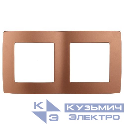 Рамка 2-м 12-5002-14 медь ЭРА Б0019372