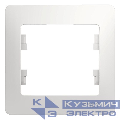Рамка 1-м Glossa бел. SE GSL000101