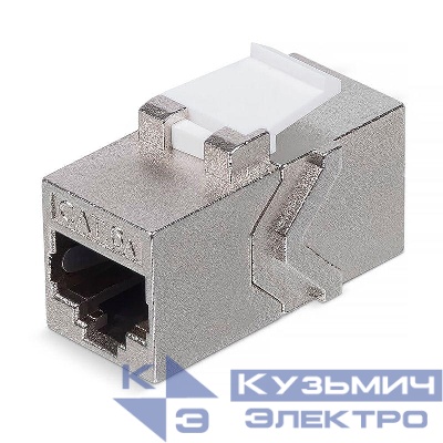 Адаптер проходной Keystone Jack RJ-45(8P8C) FTP кат.6A PRO Rexant 02-0110