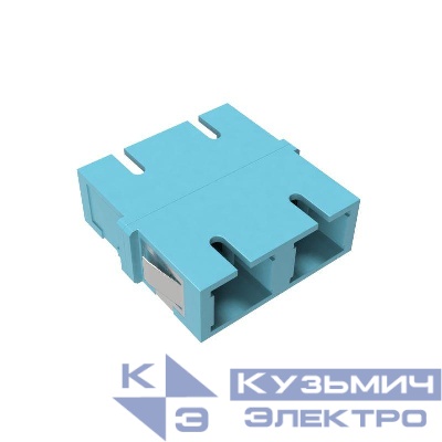 Адаптер SC/UPC-Duplex TOP ОМ3 бирюз. DKC RNFA53DSC
