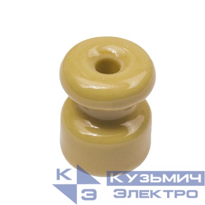 Изолятор ОП керамика песочн. зол. (уп.50шт) Bironi R1-551-019-50