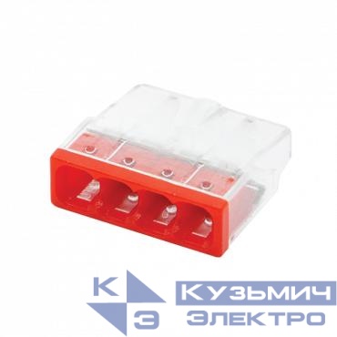 Клемма строительно-монтажная СМК 772-204 (уп.25шт) IN HOME 4690612027272