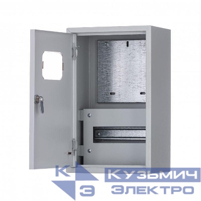 Корпус учетный навесной ЩРУН-1/9 400х2500х160 1ф 9мод. IP31 метал. DEKraft 30405DEK