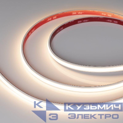 Лента светодиодная COB-PW-X480-10mm 24V Warm 3000К 10Вт/м IP66 герметичная (уп.5м) Arlight 045864