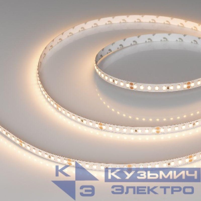 Лента светодиодная RT-A160-8mm 24V Warm 3000К 12Вт/м IP20 2835 высок. эффект. 150лм/Вт (уп.5м) Arlight 024538(2)