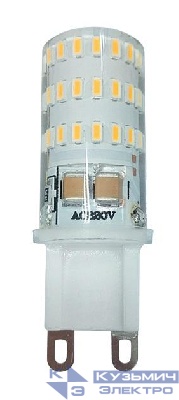 Лампа светодиодная PLED-G9 5Вт капсульная 4000К нейтр. бел. G9 320лм 175-240В JazzWay 1032133B