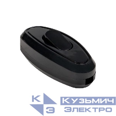 Переключатель на шнур черн. 6А 250В EKF APB6-30