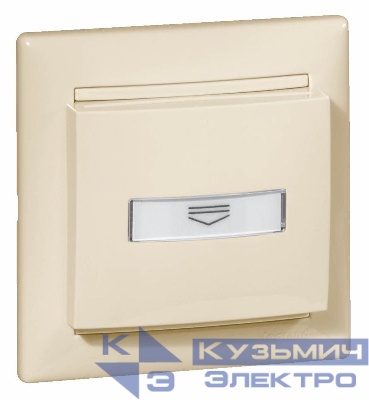 Выключатель карточный 1-кл. СП Valena 10А IP20 для гостиничных номеров механизм сл. кость IEK 774134