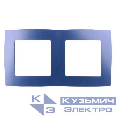 Рамка 2-м 12-5002-29 ультрамарин ЭРА Б0019403
