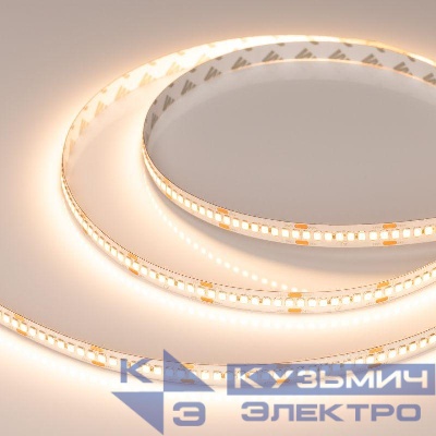 Лента светодиодная RT-A240-10mm 24В Warm 2400К 22Вт/м IP20 2835 высок. эффект. 150лм/Вт (уп.5м) Arlight 055992